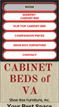 Mobile Screenshot of cabinetbedsofva.com